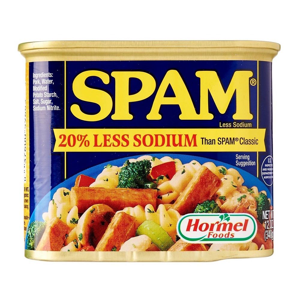 Thịt Hộp Spam Less Sodium - Hộp 340g