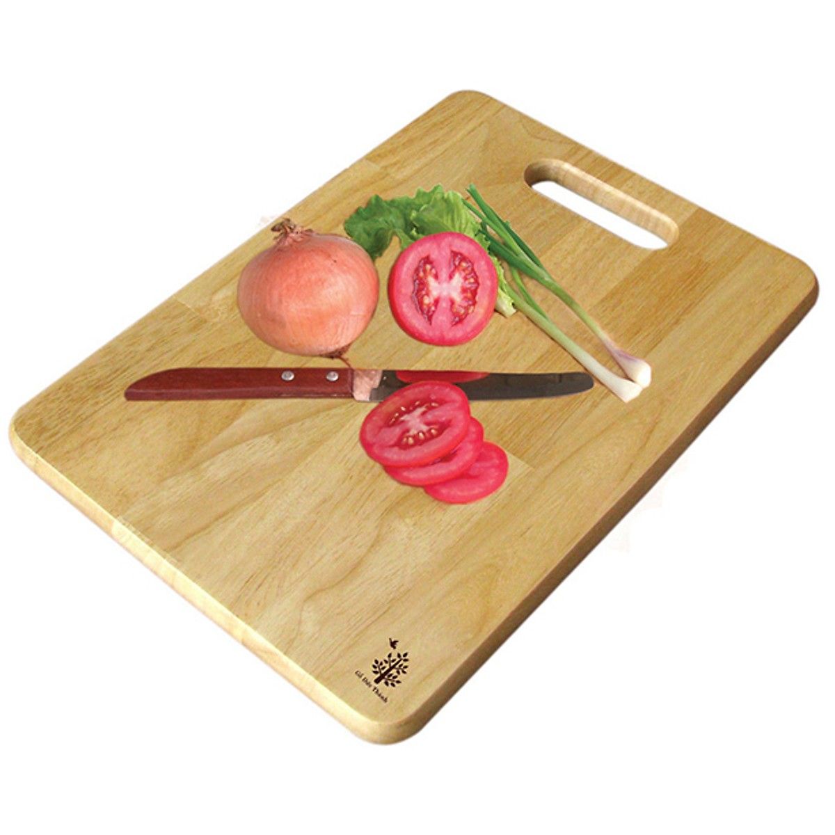 Thớt Chữ Nhật Gỗ Đức Thành 350 (34.5 x 25 x 1.8cm)