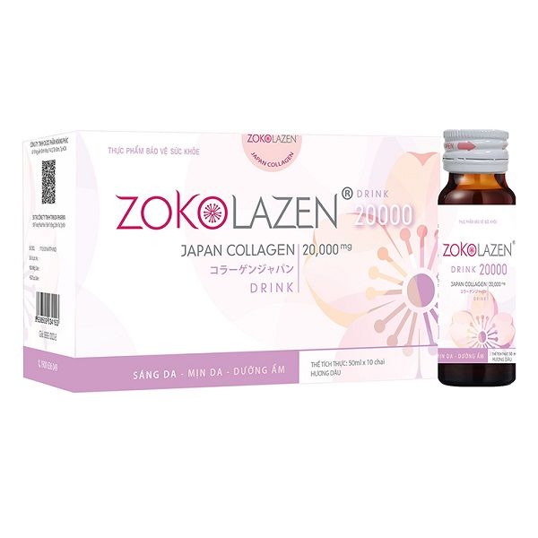 Thực Phẩm Bảo Vệ Sức Khỏe Zokolazen Drink 20.000mg 50ml x 10