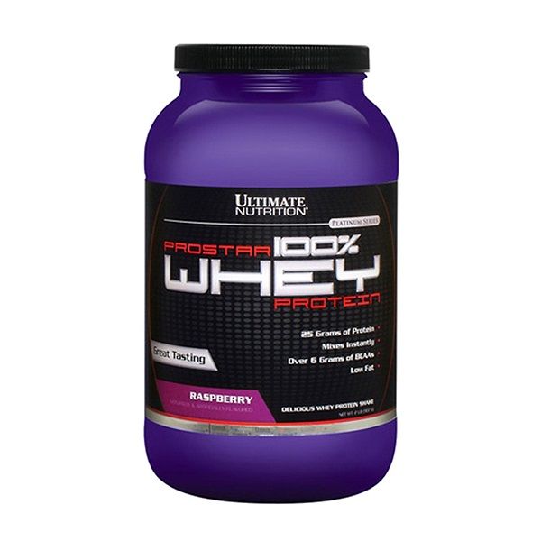 Thực Phẩm Bổ Sung Prostar 100% Whey Protein Ultimate Vị Raspberry 907g