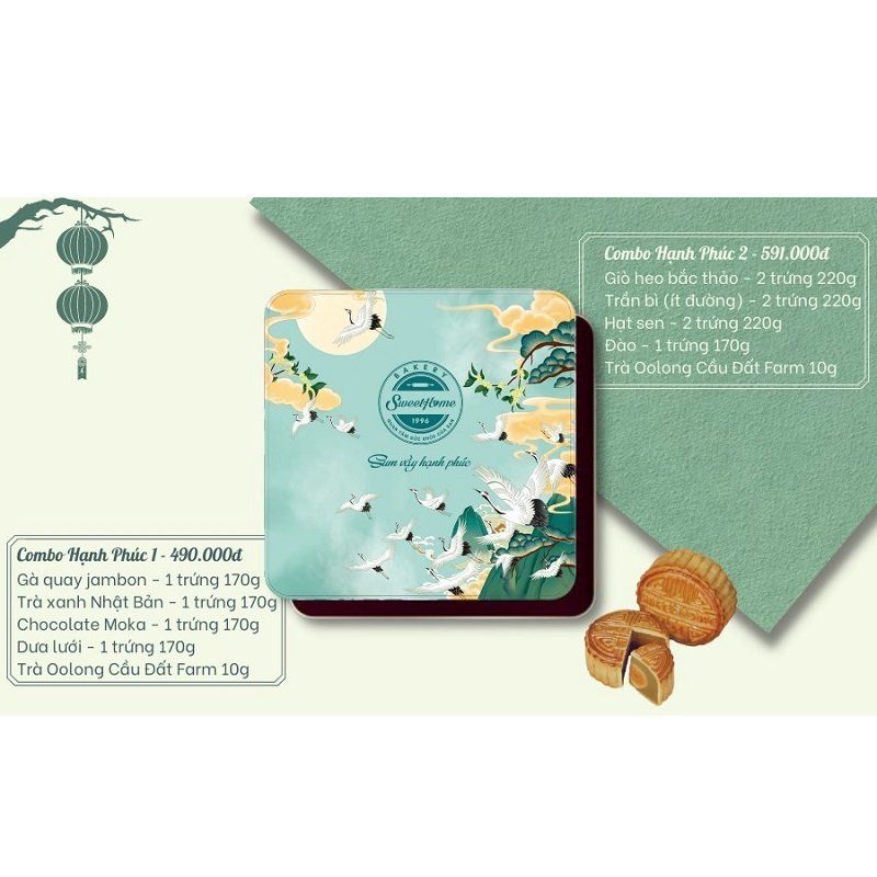 Combo Hạnh Phúc 1 - Sweethome (4pcs X 170g)