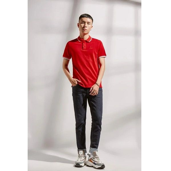 Áo Thun Nam Polo Màu Đỏ Couple TX 3015 (Store 5703)