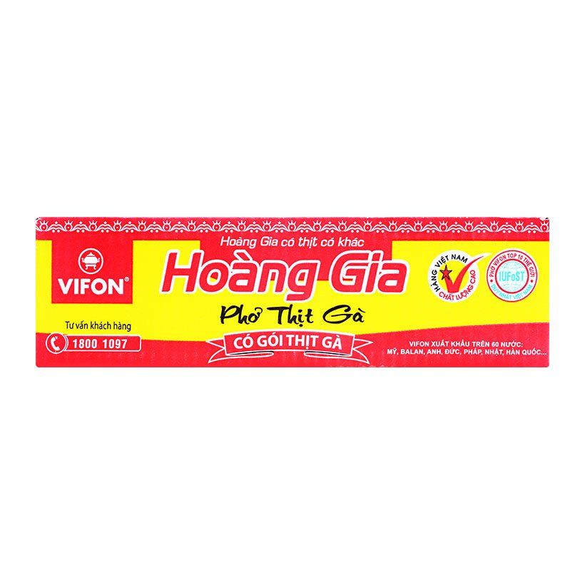Thùng 18 Gói Phở Gà Hoàng Gia 120g
