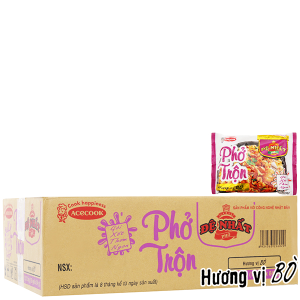 Thùng 18 Gói Phở Trộn Đệ Nhất 84g - Bò