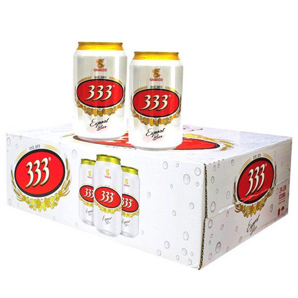 Thùng 24 Lon Bia 333 Lon 330ml