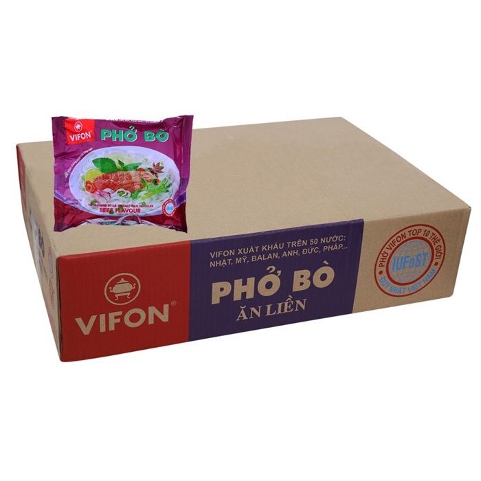 Thùng 30 Gói Phở Bò Vifon 65g