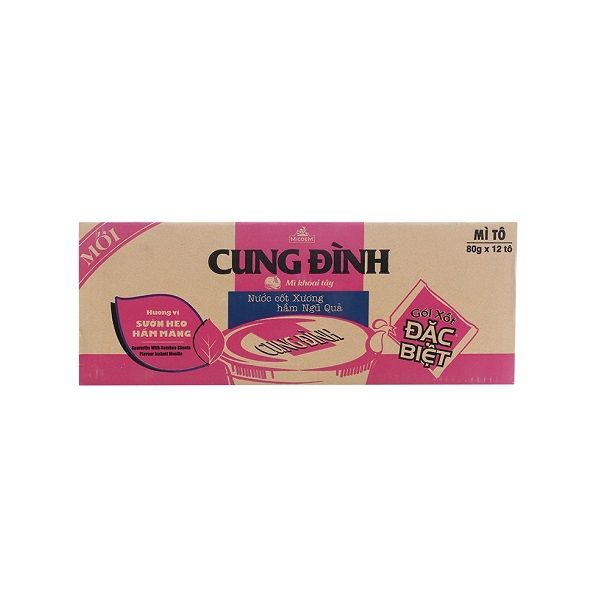 Thùng 12 Mì Tô Cung Đình Sườn Heo Hầm Măng