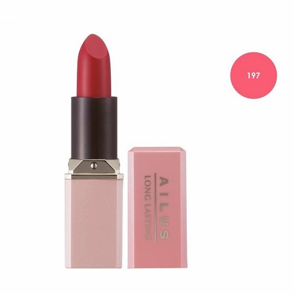 Son Mịn Môi Lâu Phai Naris Ailus Smooth Lipstick Long Lasting Số 197 Fresh Pink