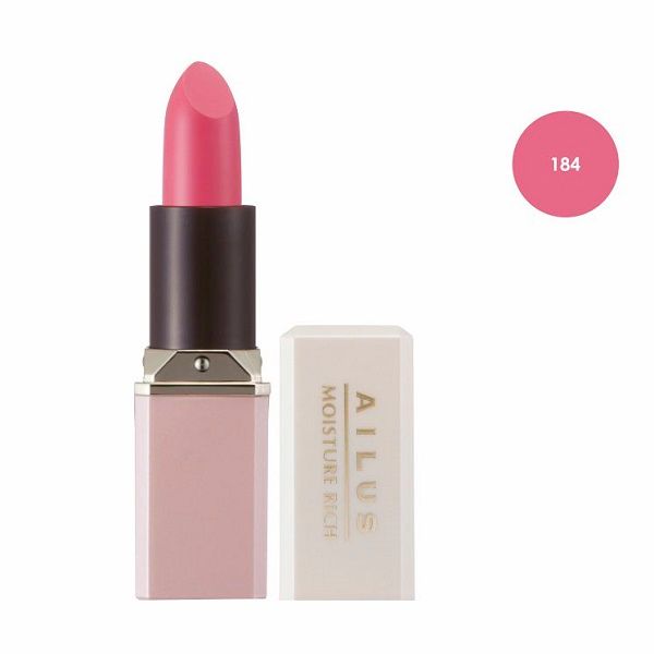 Son Mịn Môi Giàu Độ Ẩm Naris Ailus Smooth Lipstick Moisture Rich Số 184 Rose Pink