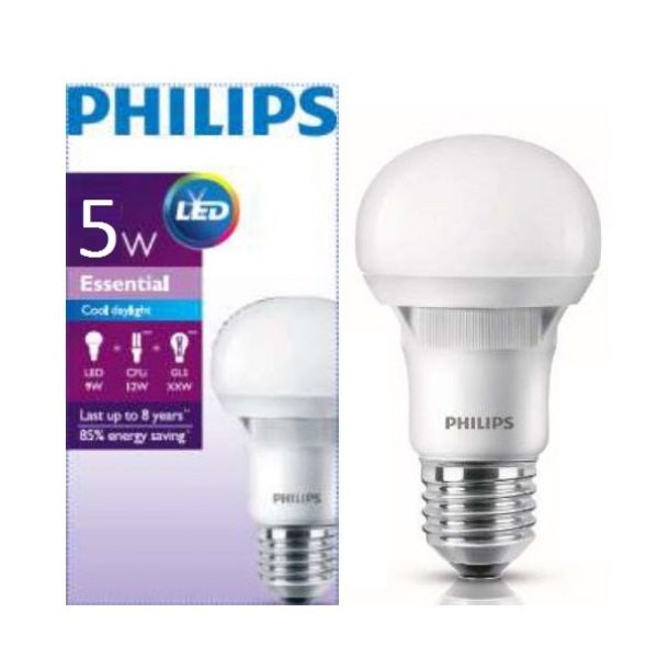BÓNG ĐÈN PHILIPS LED BULB ESS 5W 3000K