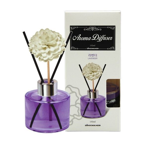 Tinh Dầu Thơm Phòng Aroma Diffuser Sandokkaebi (130ml) - Hương Lavender