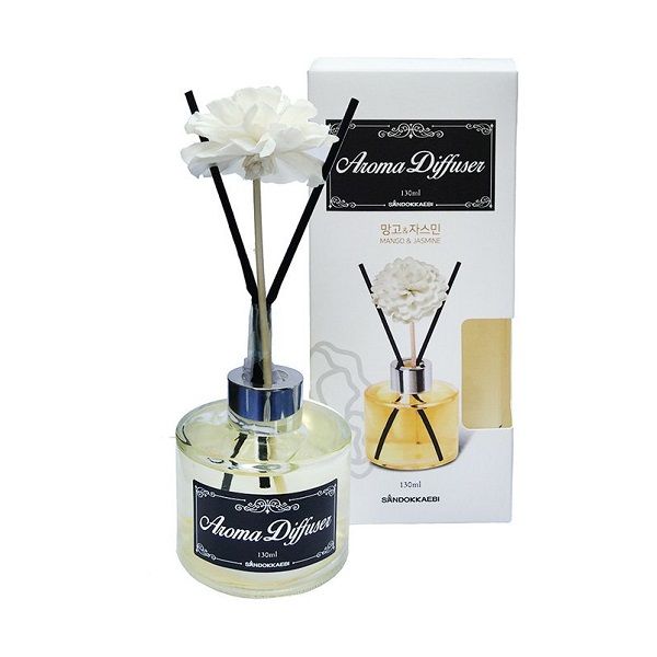 Tinh Dầu Thơm Phòng Aroma Diffuser Sandokkaebi (130ml) - Hương Mango & Jasmine