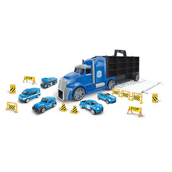 Đồ Chơi Xe Tải Nhiều Ngăn Vecto - Cảnh Sát VT02G