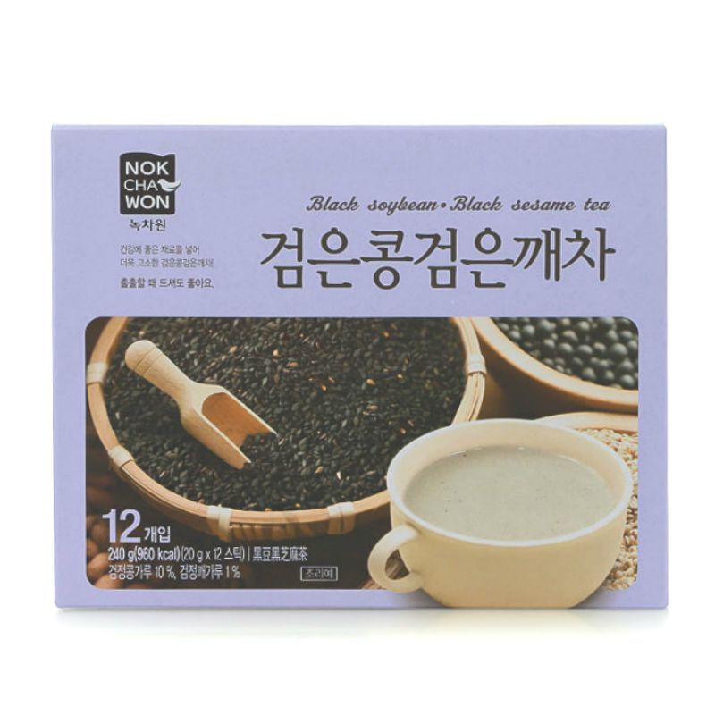 Trà Đậu Nành Đen và Mè Đen Nokchawon 240g