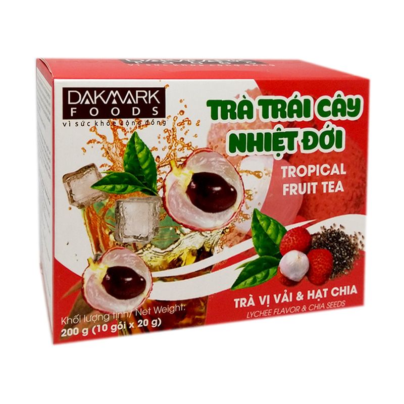 Trà Trái Cây Vị Vải Dakmark 10x20g