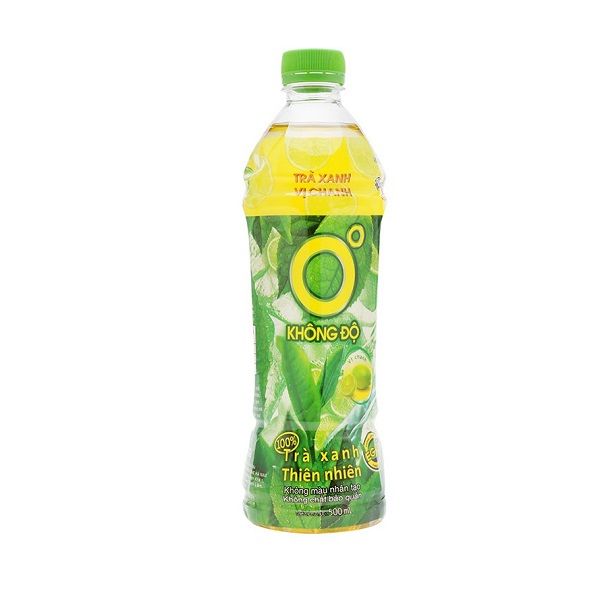 Trà Xanh Không Độ Vị Chanh 500ml