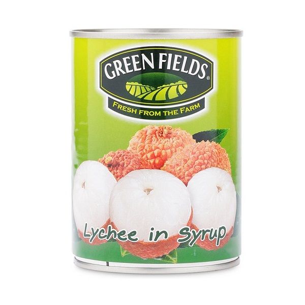 Trái Vải Đóng Hộp Green Fields - Hộp 565g