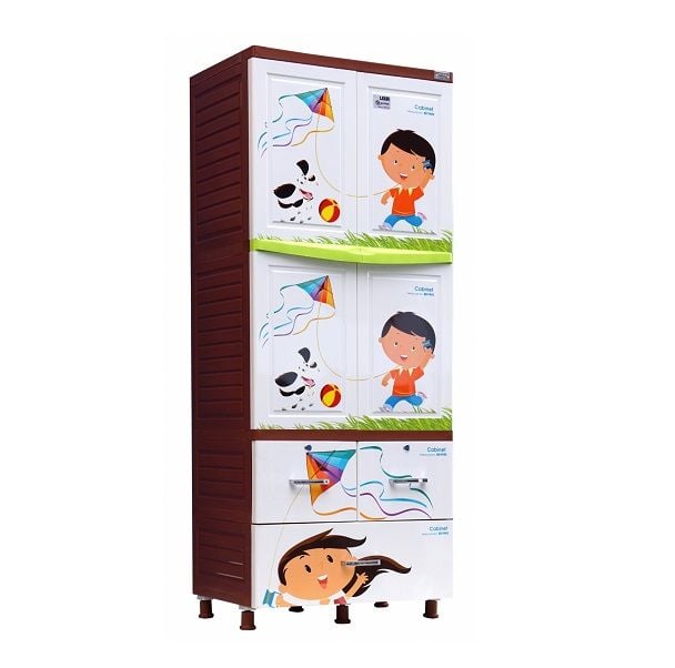 Tủ Quần Áo Louis 2 Tầng Qui Phúc (Hàng Ngẫu Nhiên)