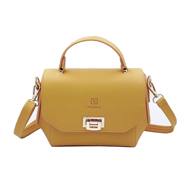 Túi Đeo Chéo Nữ Thời Trang Naha Màu Vàng NH006 (Store 5704)