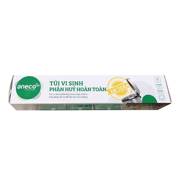 Túi Rác Bột Bắp Tự Phân Hủy Aneco Nhỏ