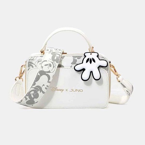 Túi Hộp Mickey Đeo Chéo Juno Màu Trắng TXN380-TRANG (Store 1001)