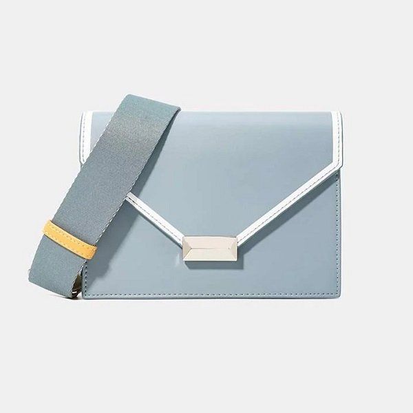 Túi Xách Nhỏ Trang Trí Viền Juno Màu Xanh TXN406 (Store 1001)