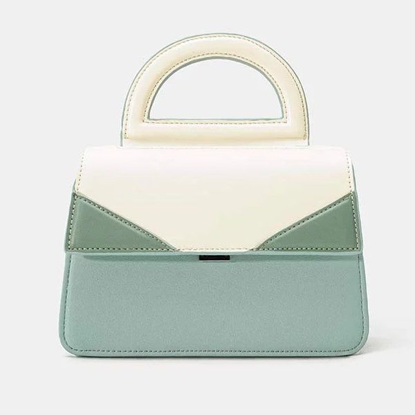 Túi Xách Nhỏ Chân Bông Juno Màu Xanh TXN430 (Store 1001)