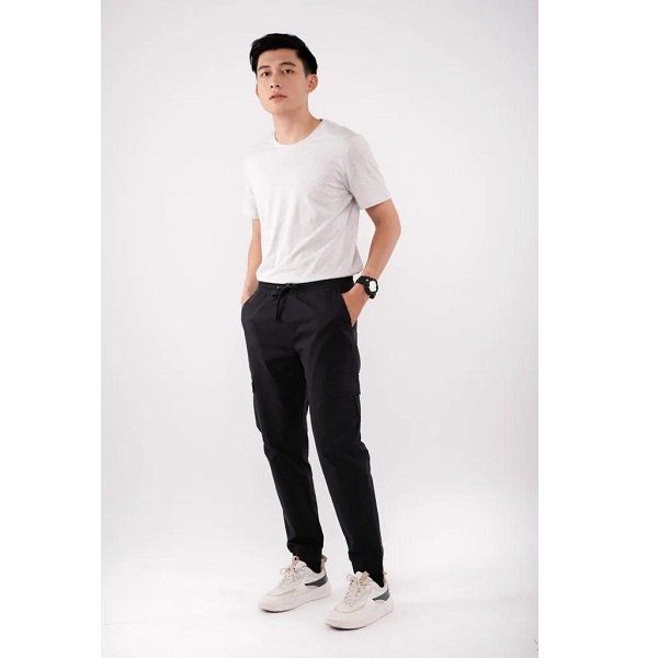 Quần Jogger Khaki Đen Couple TX 3008
