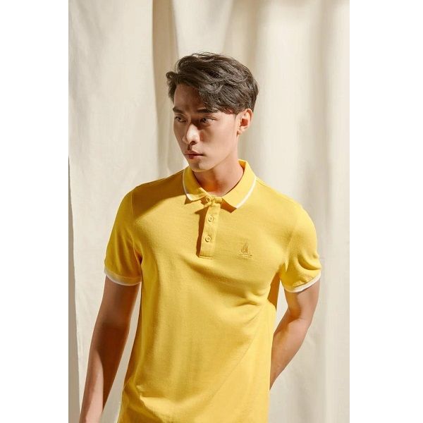 Áo Thun Nam Polo Màu Vàng Couple TX 3015