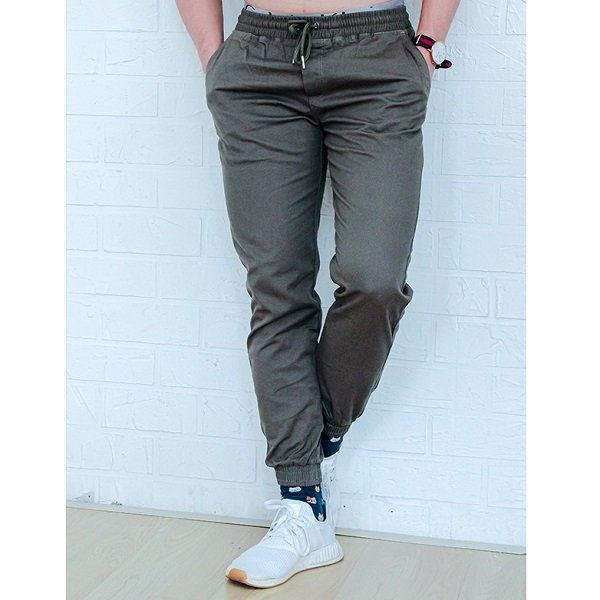 Quần Jogger Xanh Rêu Nhạt Zanna