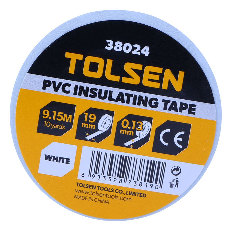 Băng Keo Điện Trắng Tolsen 38024