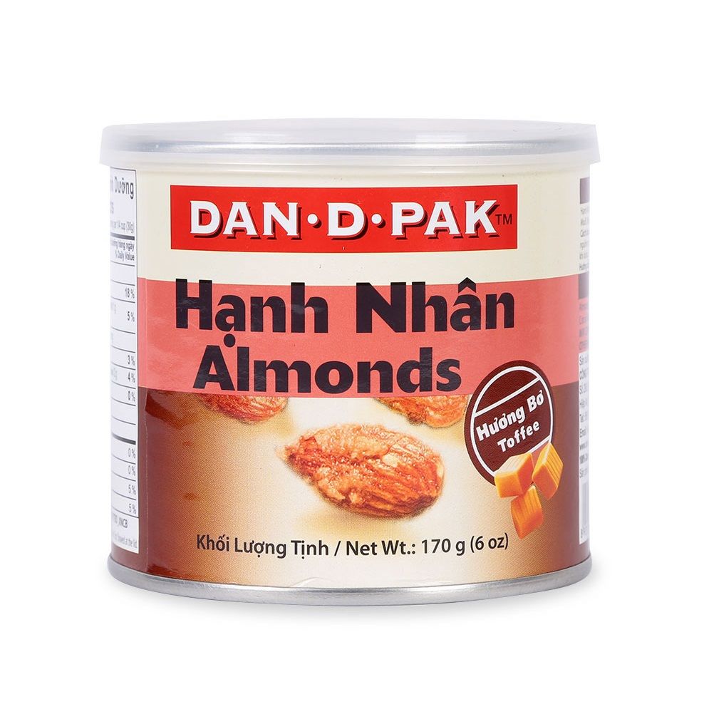 Hạnh Nhân Vị Bơ DAN.D.PAK - Hộp 170g
