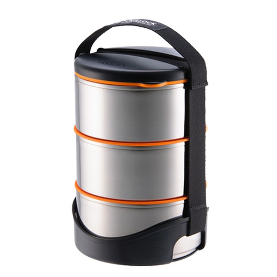 BỘ HỘP CƠM INOX 3 TẦNG LOCK & LOCK LHC991