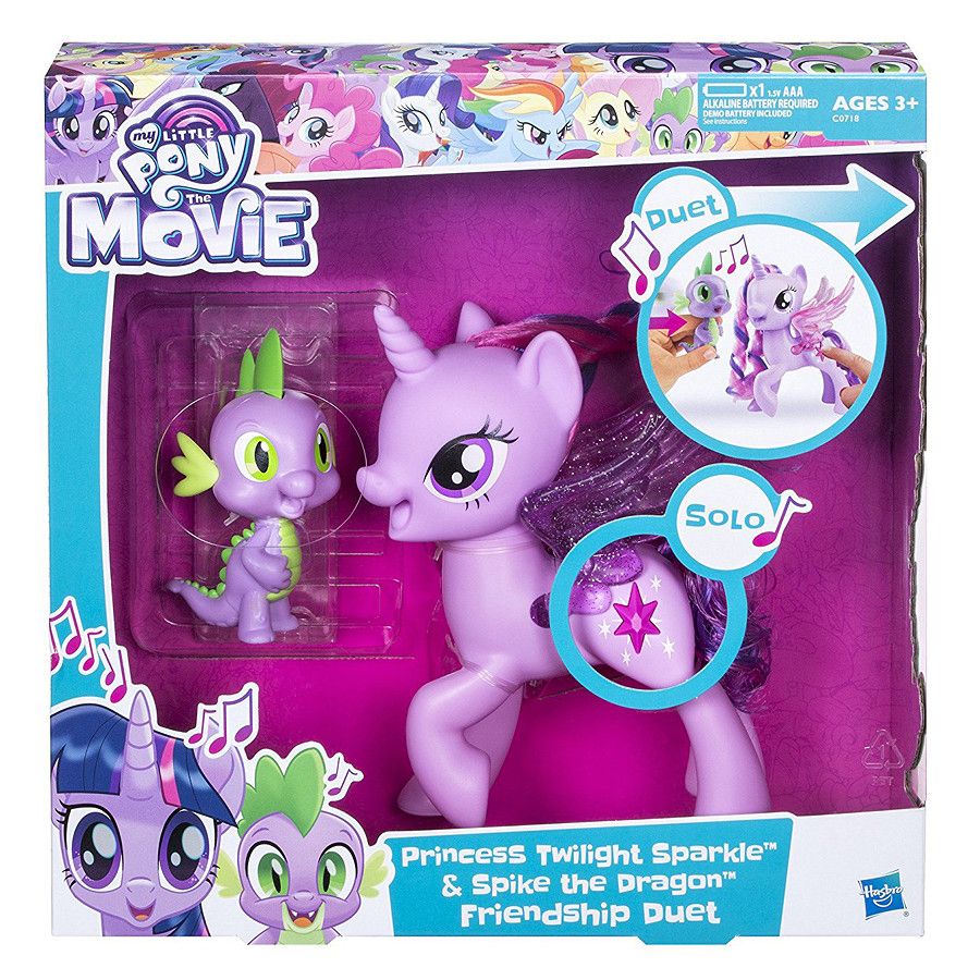 MÔ HÌNH SONG CA CÙNG TWILIGHT SPARKLE VÀ SPIKE MLP C0718