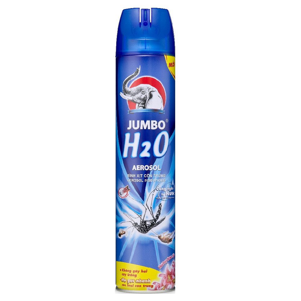 Xịt Côn Trùng Jumbo H20 Hương Lily - 680ml
