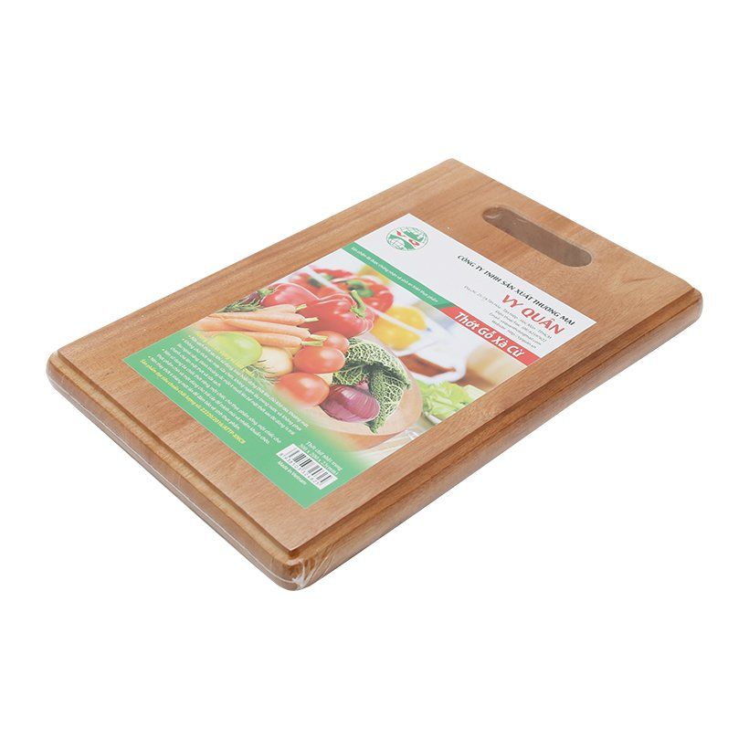 THỚT GỖ XÀ CỪ VY QUÂN VUÔNG NHỎ (22 x 150 x 250mm)