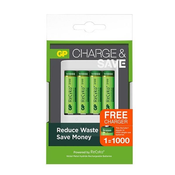 PIN SẠC RECYCKO KÈM THEO SẠC USB U411