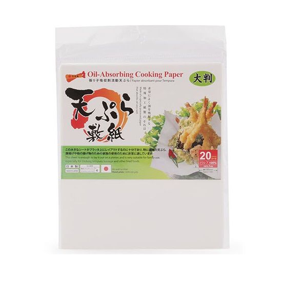 Giấy Thấm Dầu Tempura 19.5 x 22cm - 20 Tờ/Túi
