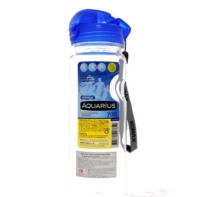 BÌNH NƯỚC NHỰA RỖNG AQUA 700ML TRẮNG