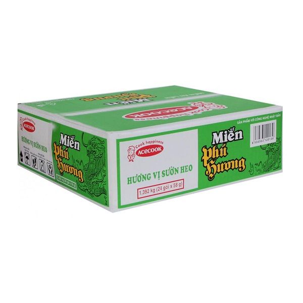 Thùng 24 Miến Phú Hương Sườn Heo 58g