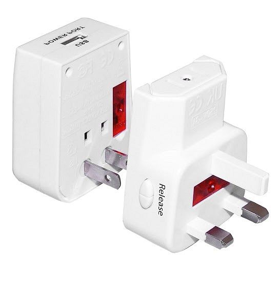 Ổ Cắm Du Lịch Điện Quang ESK TV05W 1U (Màu Trắng - 1 Cổng USB)