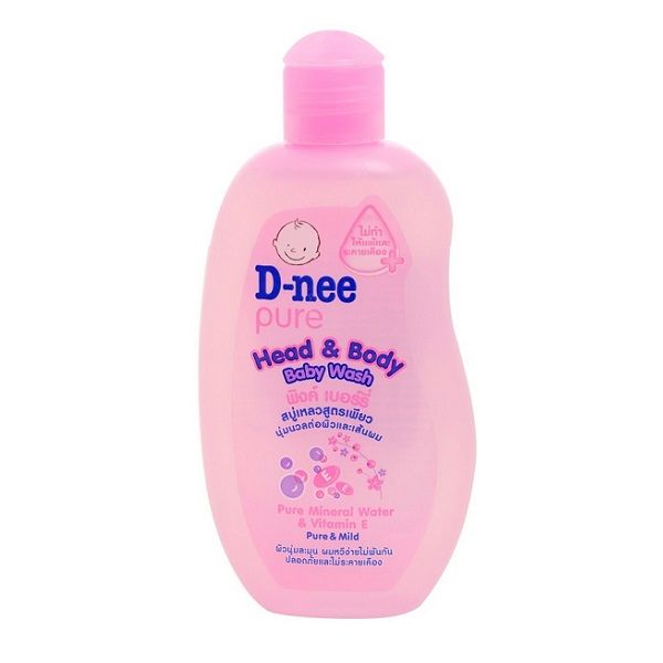 Sữa Tắm Gội Toàn Thân Em Bé Baby D-Nee Hồng 200ml