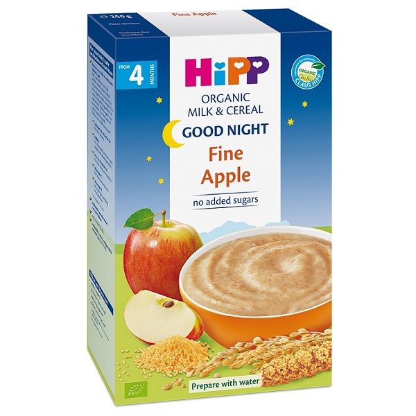 Bột Dinh Dưỡng Hipp Sữa Chúc Ngủ Ngon Táo Tây (250g)