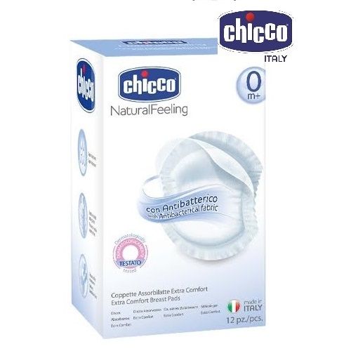 Miếng Lót Thấm Sữa Chống Khuẩn Chicco 114311 - 12 Miếng