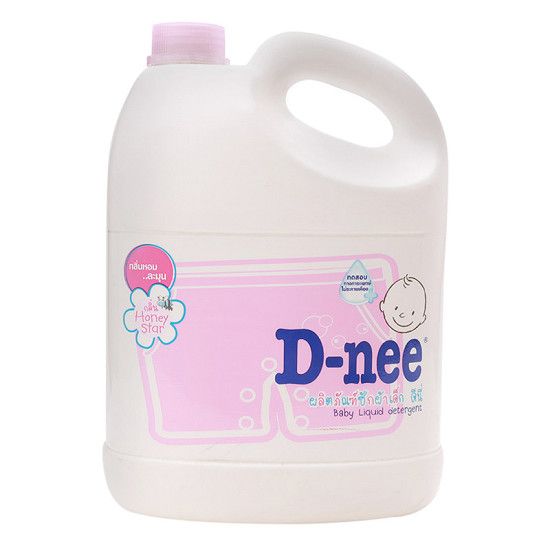 Nước Giặt Quần Áo Em Bé D-Nee Hồng - Chai 3L