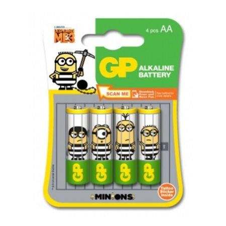 PIN MINION GPPCA15AU498 AA - VỈ 4 PIN