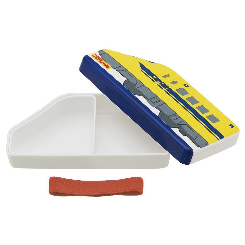 Hộp Thực Phẩm 2 Ngăn Skater Plarail Màu Trắng - Vàng