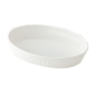 Đĩa nướng Gratin Oval trắng - Size L