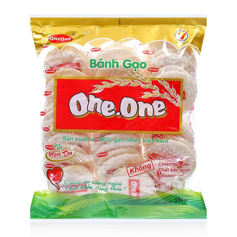 Bánh Gạo Vị Ngọt One-One Gói 230g