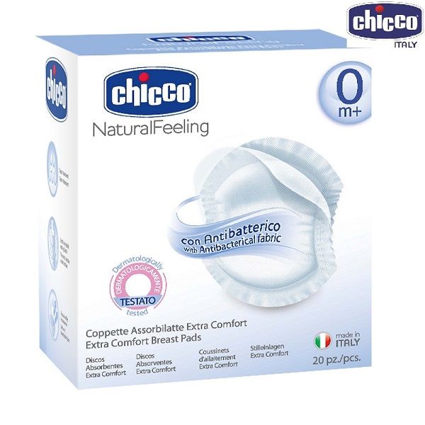 Miếng Lót Thấm Sữa Chống Khuẩn Chicco 113312 - 20 Miếng